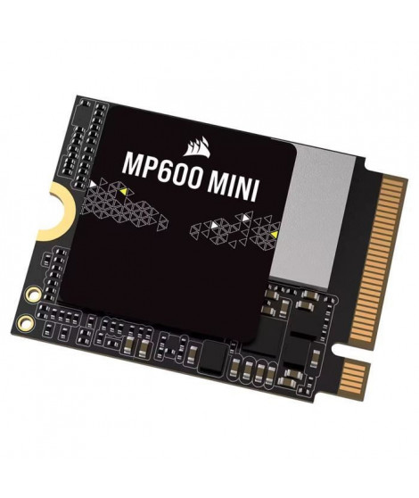 SSD interne - CORSAIR - MP600 Mini 1 to M.2 2230 NVMe PCIe x4 Gen4 2 SSD - Jusqu'a 4 800 Mo/Sec - 3D TLC NAND Haute Densité -…