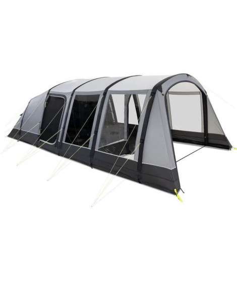 Tente de camping gonflabe - 6 places - KAMPA - Hayling 6 AIR - Gris et noir