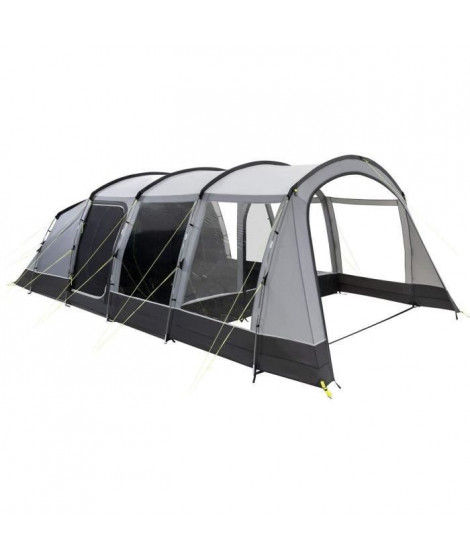 Tente de camping a arceaux - 6 places - KAMPA - Hayling 6 - Gris et noir