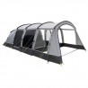 Tente de camping a arceaux - 6 places - KAMPA - Hayling 6 - Gris et noir