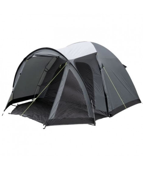 Tente de camping a arceaux - 5 places - KAMPA - Brighton 5 - Gris et noir