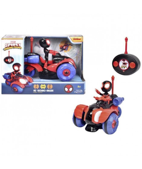 Marvel - Voiture Télécommandée - 17cm - Figuirne incluse - Dés 3 ans