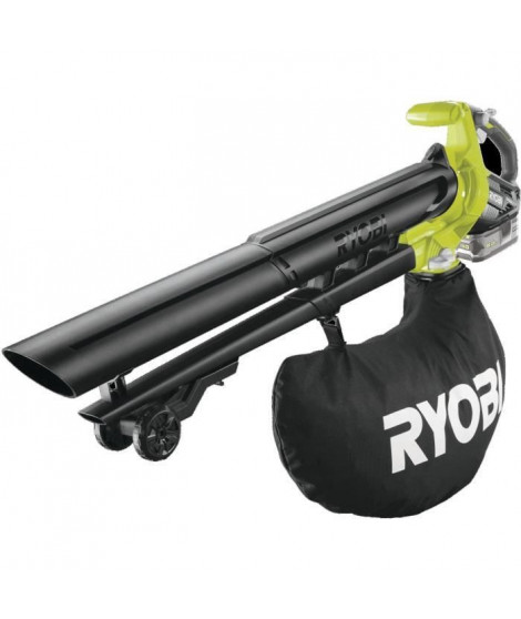 Souffleur aspiro-broyeur 2-en-1 - RYOBI - Brushless - 201 km/h - 6 m³/min