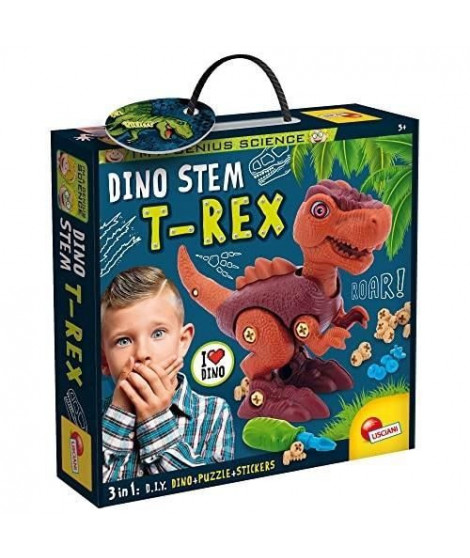 Kit de construction de dinosaures STEM - LISCIANI GIOCHI - Archéo-Ludic - Puzzle et construction réalistes