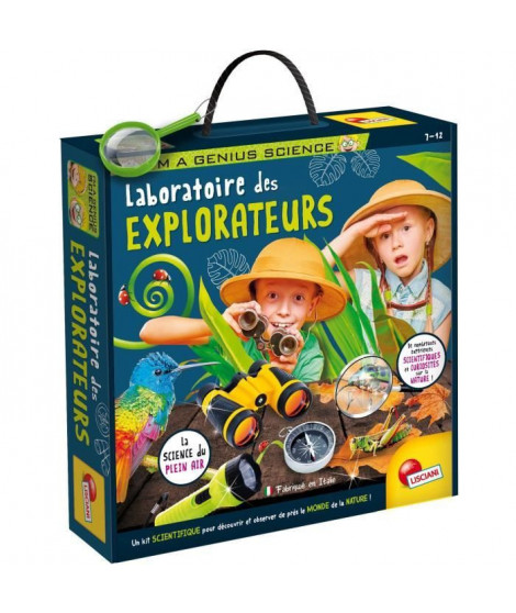 Kit d'exploration de la nature - LISCIANI - Boussole incluse pour devenir un explorateur expérimenté