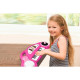 Lexibook - Piano Barbie électronique pour enfants - Effets lumineux et microphone - Haut parleur intégré - Rose