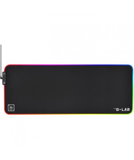 Tapis de Souris RGB - THE G-LAB - PAD-RUBIDIUM - XXL - 800x300x3mm - Port USB