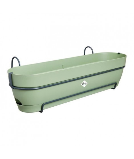 Elho Vibia Campana Balconniere Allin1 70 - Vert - L 70 x B 26 x H 17 cm - Balcon - 100% recyclé