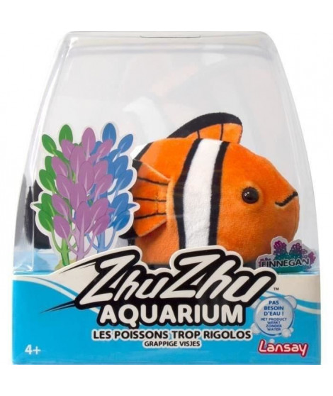 Figurine miniature - LANSAY - 51116 - Zhu Zhu Aquarium - Moon Le Poisson Clown