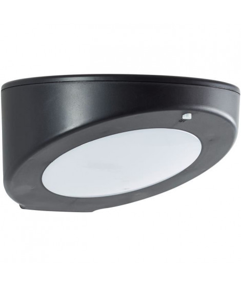 Applique extérieure avec détecteur - BRILLIANT - BARDUM - LED et solaire - Plastique - 4 W - Noir