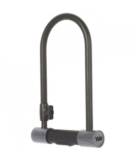 Antivol U de Sécurité - YALE - YUL2/13/230/1 - Certifié Sold Secure Silver - Pour Vélo, VTT - 230 x 115 x 13 mm - Noir