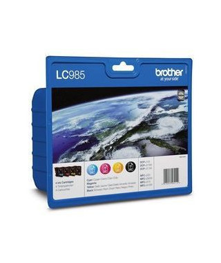 Brother LC985 Cartouches d'encre Multipack Coul...