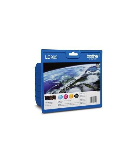 Brother LC985 Cartouches d'encre Multipack Coul...