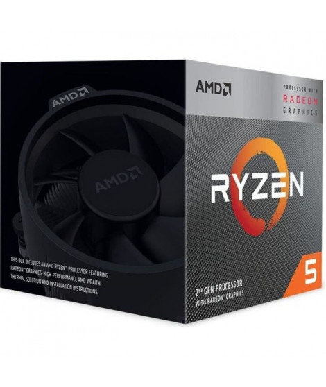 AMD Processeur Ryzen 5 3400G Wraith Spire cooler