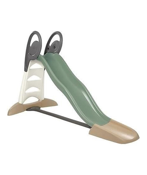 Smoby Life - Toboggan XL - Glisse double vague 2m30 - 70% matériaux recyclés - Fabriqué en France