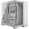 Boîtier PC - CORSAIR - 6500X  Tempered Glass Mid-Tower Dual Chamber - Blanc
