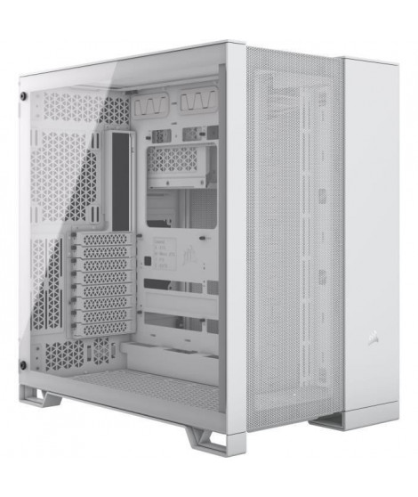 Boîtier PC - CORSAIR - 6500D Airflow Dual Chamber Super Mid-Tower - Blanc