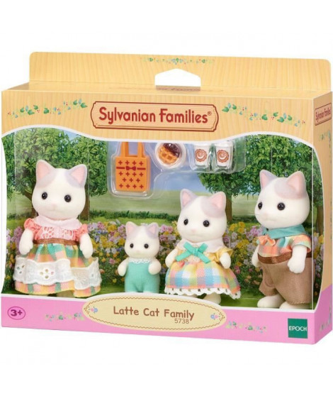 SYLVANIAN FAMILIES 5738 - La famille Chat Latté