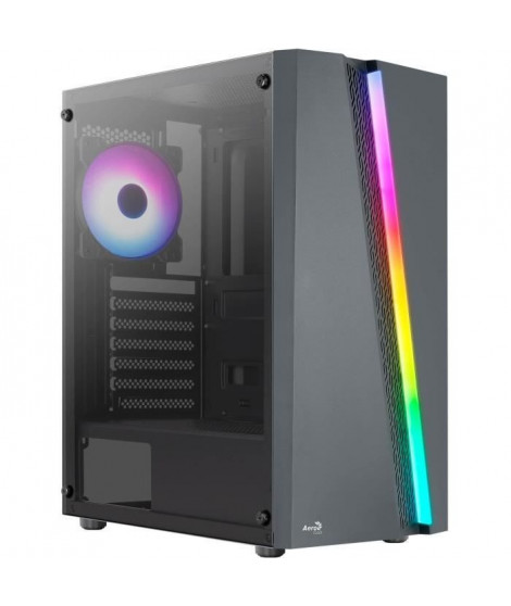 Boitier PC sans alimentation - AEROCOOL Blade G V1 RGB (Noir) - Moyen tour - Format ATX