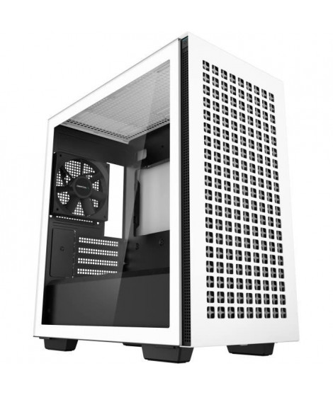 Boitier PC sans alimentation - DEEPCOOL CH370 (Blanc) - Mini tour - Format Micro-ATX