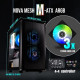 Boitier PC sans alimentation - BITFENIX Nova Mesh SE M-ATX ARGB (Noir) - Mini tour - Format Micro-ATX