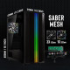 Boitier PC sans alimentation - BITFENIX Saber Mesh (Noir) - Moyen tour - Format ATX