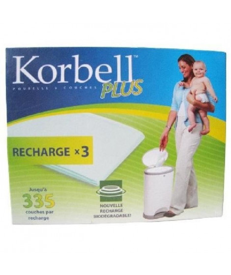 KORBELL Pack de 3 Recharges 26L Plus