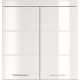 Meuble haut de salle de bain AMANDA - 2 portes - L73 x P23 x H77 cm - Blanc - TRENDTEAM