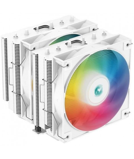 DEEPCOOL Gammaxx AG620 ARGB (Blanc) - Ventirad CPU A-RGB - 2x120mm