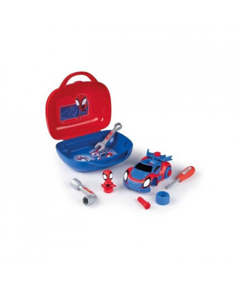 Smoby - Spidey - Malette outils bricolage enfant - 13 Accessoires - Des 3ans