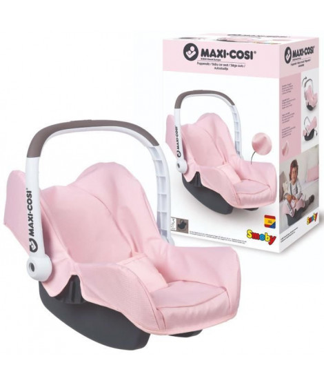 Smoby - Maxi Cosi - Siege poupée - Léger et poignée orientable - Ceinture de sécurité - Des 3 ans