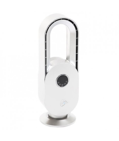 Ventilateur a poser sans pale - FARELEK - SILENT-AIR ARCH - 45W - Blanc et argent - 3 vitesses