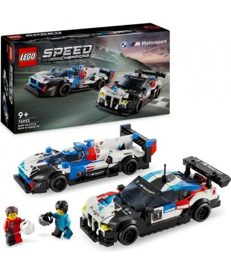 LEGO Speed Champions 76922 Voitures de Course BMW M4 GT3 et BMW M Hybrid V8, Idée Cadeau