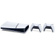 Pack Console PlayStation 5 Slim - Édition Digitale + 2eme manette DualSense Blanche