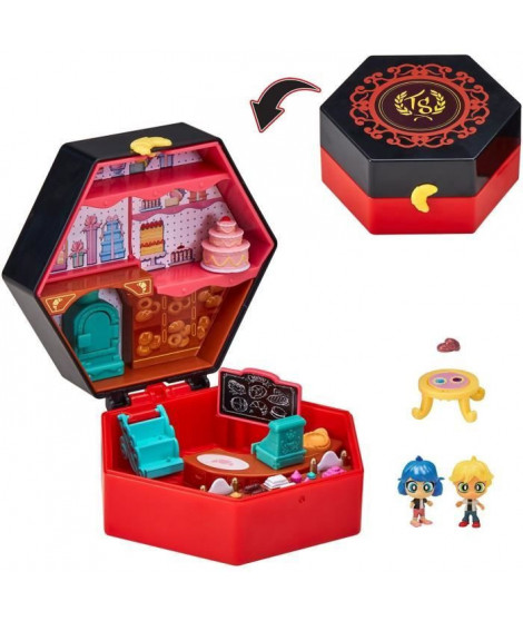 BANDAI - Miraculous Ladybug - Mini univers Chibi Boulangerie - Mini figurines Marinette et Adrien incluses - P50551