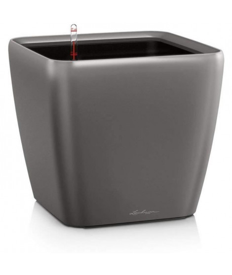 Pot de fleur - LEC - Quadro Premium LS 50 - anthracite métallisé - 50 x 50 x 46,5 cm - 53 L