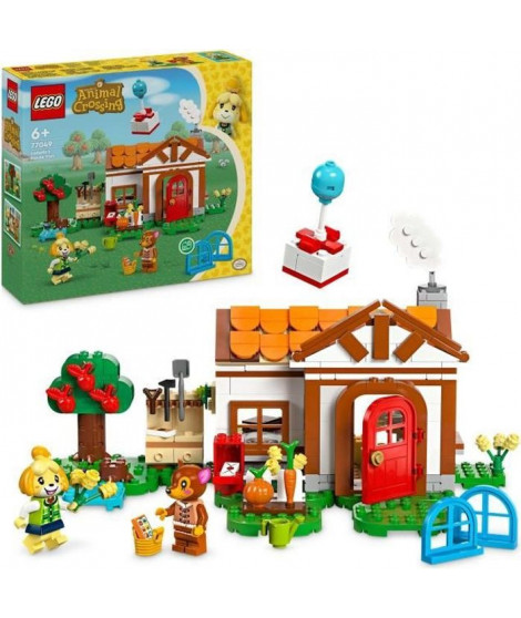 LEGO Animal Crossing 77049 Marie en Visite, Jouet de Construction, avec 2 Minifigurines