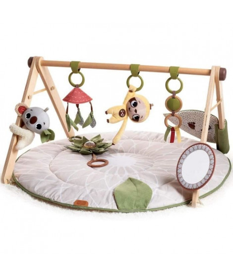 TINY LOVE Tapis d'Éveil Boho Chic, Tapis de Jeu pour Bébé, Arche de Jouets en Bois - Des la Naissance