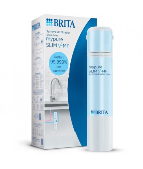 Systeme de filtration de l'eau - BRITA - Mypure SLIM V-MF - 2 pressions - Max 6.9 bar - 8000 L d'eau filtrée / 12 mois