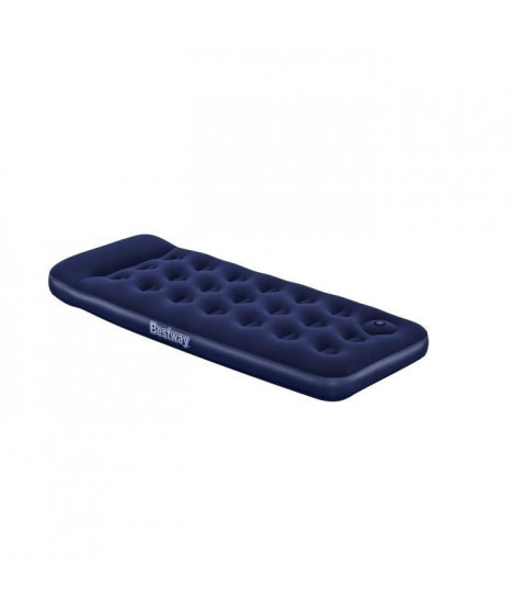 Matelas gonflable camping - BESTWAY - 1 place -185x76x22 cm avec pompe a pied intégrée