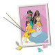 N° d'Art Disney Princess, format 18x24cm, Kit de peinture par numéros, Activité détente et créative, Des 7 ans, 23929, Ravens…