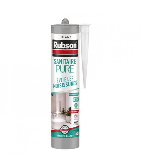 Mastic - RUBSON - PURE - Sanitaire - Blanc - 280ml