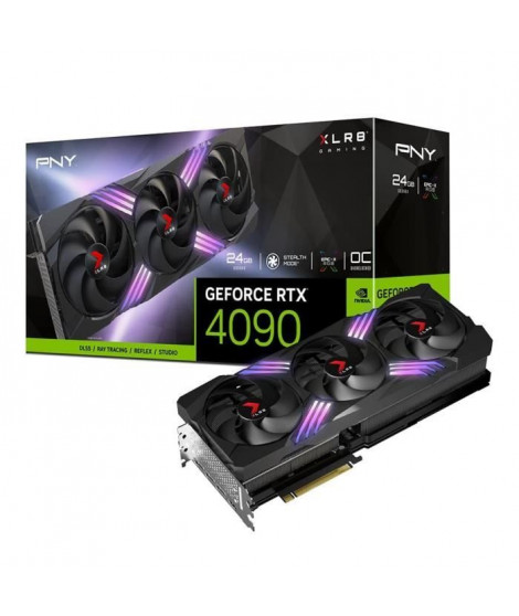 Carte graphique interne - PNY - GEFORCE RTX 4090 - 24GB - XLR8 Gaming VERTO - Overclocked Edition