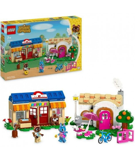 LEGO Animal Crossing 77050 Boutique Nook et Maison de Rosie, Set de Construction Créatif