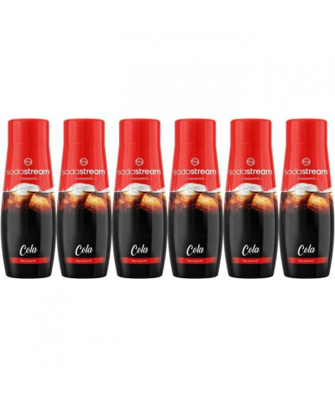 Lot de 6 Concentrés COLA SODASTREAM - 440ml