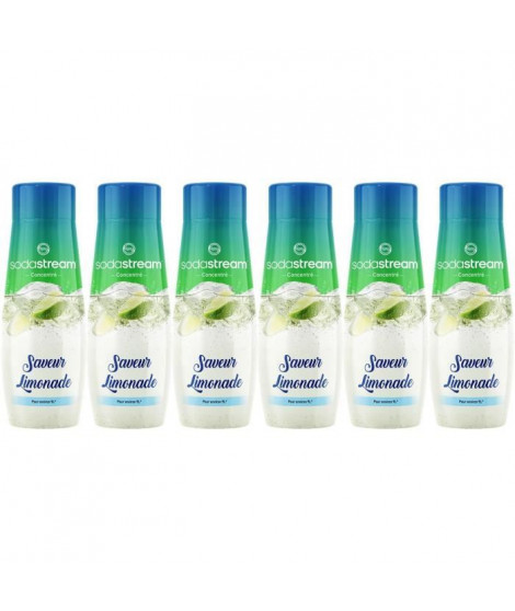 Lot de 6 Concentrés LIMONADE SODASTREAM - 440ml