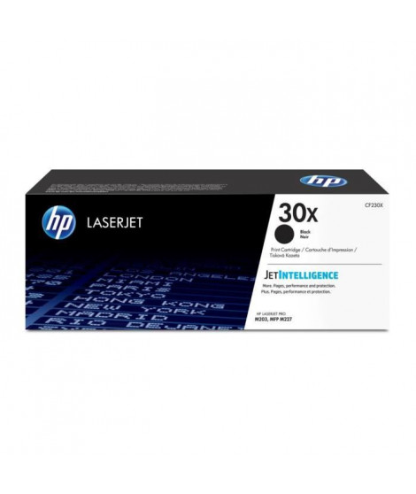 HP 30X Cartouche de toner noir LaserJet grande capacité authentique (CF230X) pour HP LaserJet M203HP Laserjet Pro M227