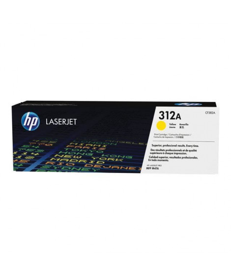 Cartouche de toner HP CF382A Jaune - 2700 pages