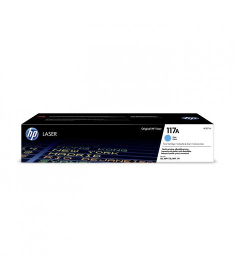 Toner Authentique HP Cyan 117A  W2071A - HP - Pour Laser 150 / HP Laser MFP 178/179