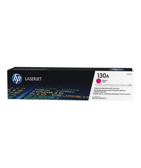 HP 130A Cartouche de toner magenta authentique (CF353A) pour HP Color LaserJet Pro MFP M176n/177 fw